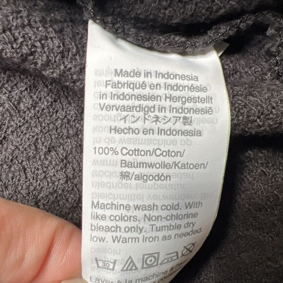 Texture Thread Madewell Women’s 3X Black Cropped Shirt Top Tie Front V Neck - Picture 6 of 7